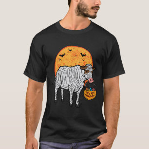 Halloween Mummy Cow Trick Treat Farm Costume Boys  T-Shirt