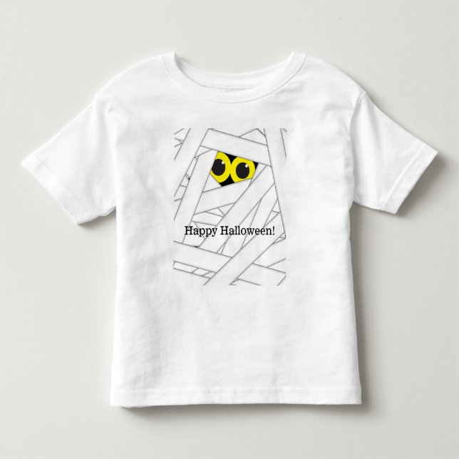 Halloween Mummy Cute Custom Text Costume Shirt (Front)