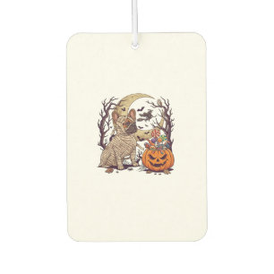 Halloween Mummy French Bulldog Pumpkin Candy Witch Car Air Freshener