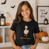 Halloween Mummy Goose Honk or Treat Girl