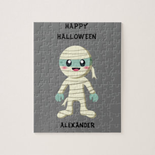 HALLOWEEN "MUMMY" KIDS PUZZLE PERSONALIZED.