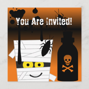 Halloween Mummy Party Invitation