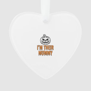 Halloween Mummy Pumpkin Vintage Engraving Shirt De Ornament