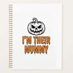 Halloween Mummy Pumpkin Vintage Engraving Shirt De Planner