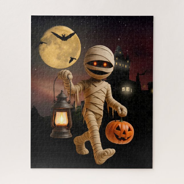Halloween Mummy Puzzle (Vertical)