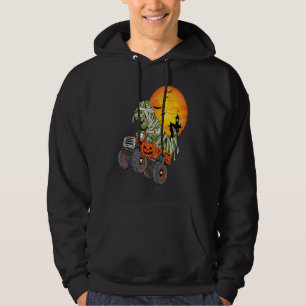 Halloween Mummy Rex Monster Truck 1 Hoodie