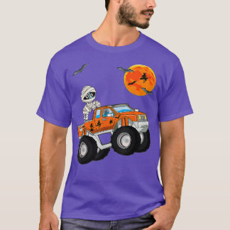 Halloween mummy scary monster truck Pumpkin Boys n T-Shirt
