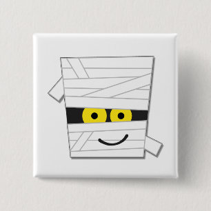 Halloween Mummy Tshirts and Gifts 15 Cm Square Badge