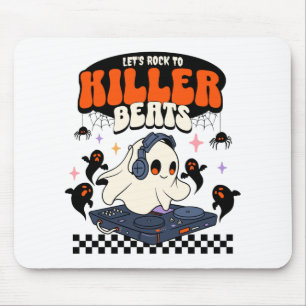 Halloween Music Dj Hip-hop Rap Turntable, Party Gh Mouse Mat