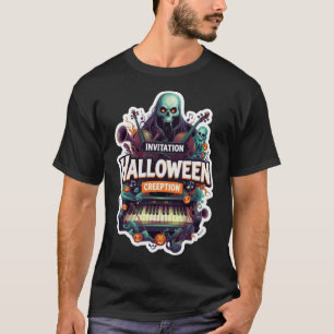 Halloween music party invitation graphic T-Shirt