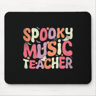 Halloween Music Teacher Teaching Spooky Teacher Ha Mouse Mat