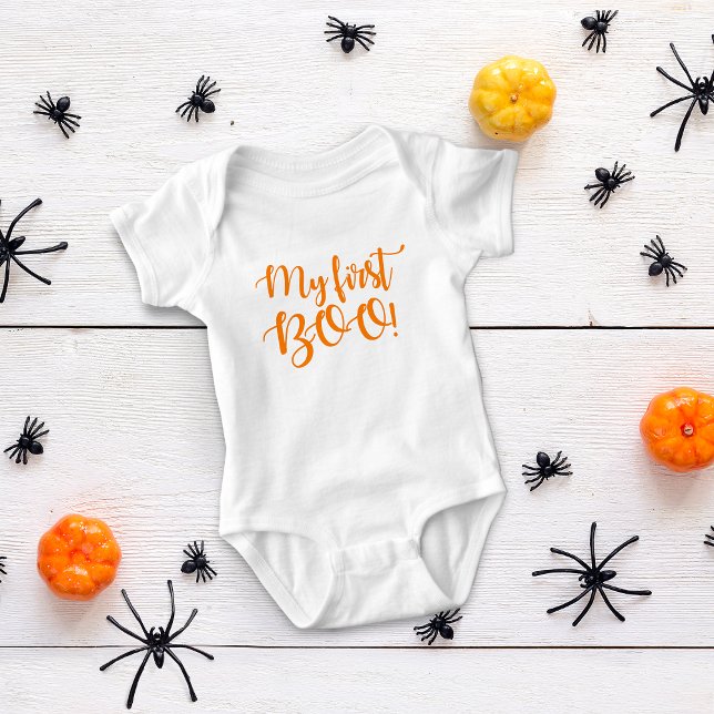 Halloween My First Boo! Baby Bodysuit (Halloween My First Boo! Baby Bodysuit)