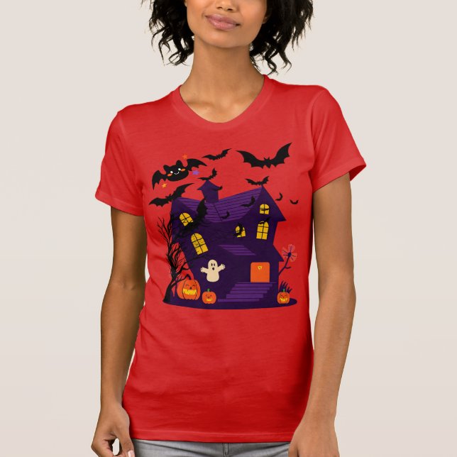 Halloween Mystery House Tee 🏚️🎃 (Front)