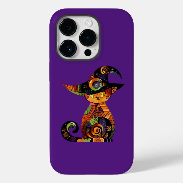Halloween/mystical/cat/fall  Case-Mate iPhone case (Back)