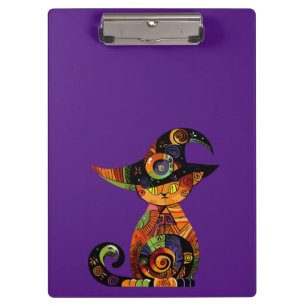 Halloween/mystical/cat/fall  clipboard