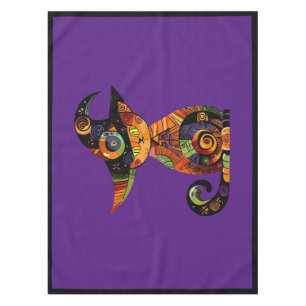 Halloween/mystical/cat/fall tablecloth