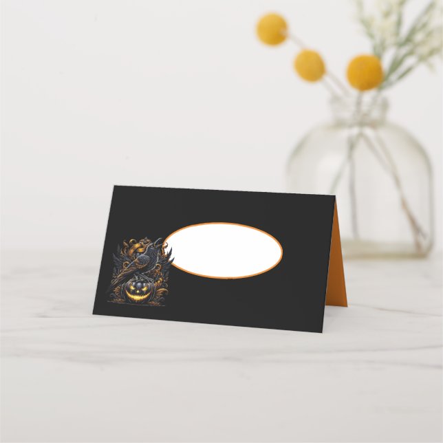 Halloween Name Place Cards (Front)