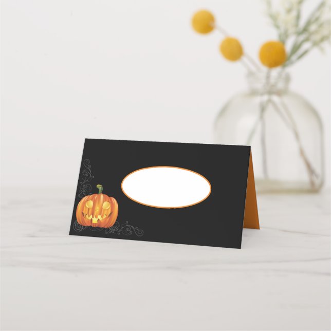 Halloween Name Place Cards (Front)