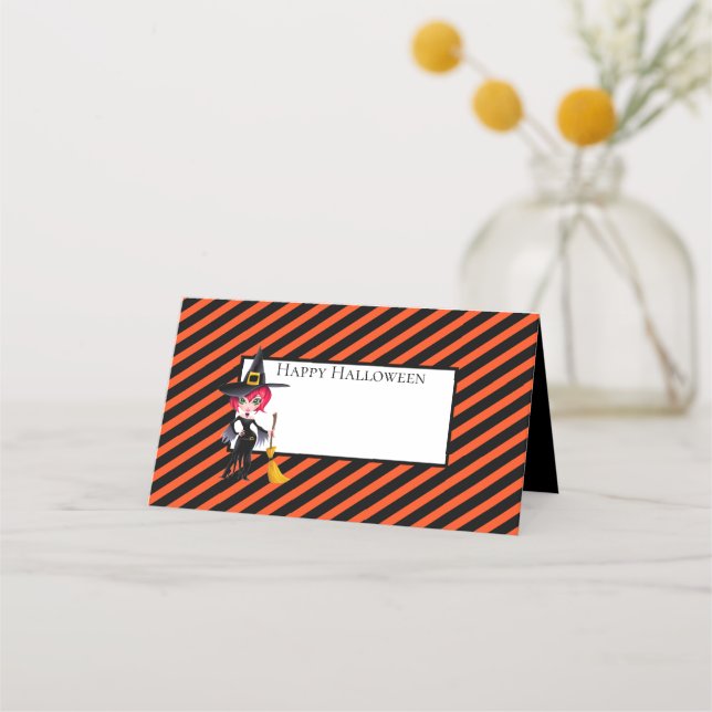 Halloween Name Place Cards (Front)