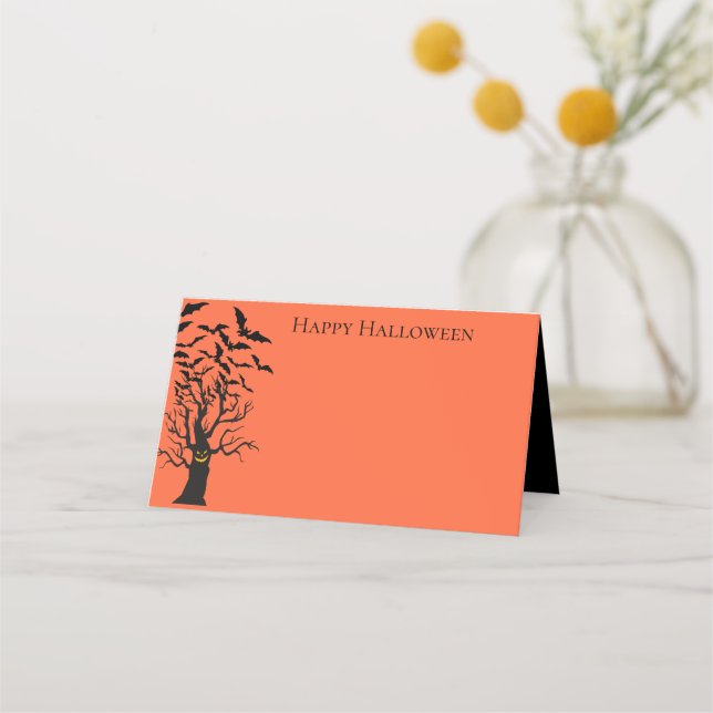 Halloween Name Place Cards (Front)