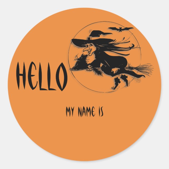 Halloween  Name Tag (Front)