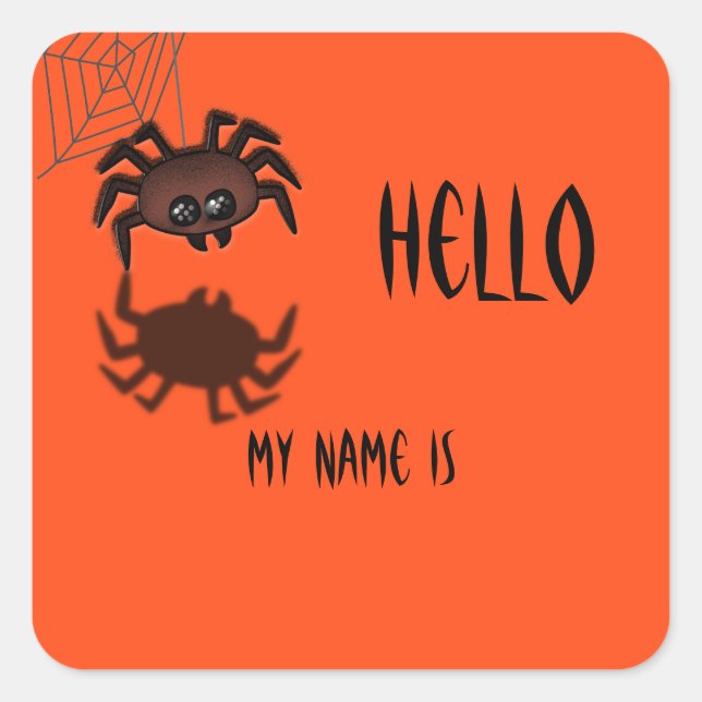 Halloween  Name Tag (Front)