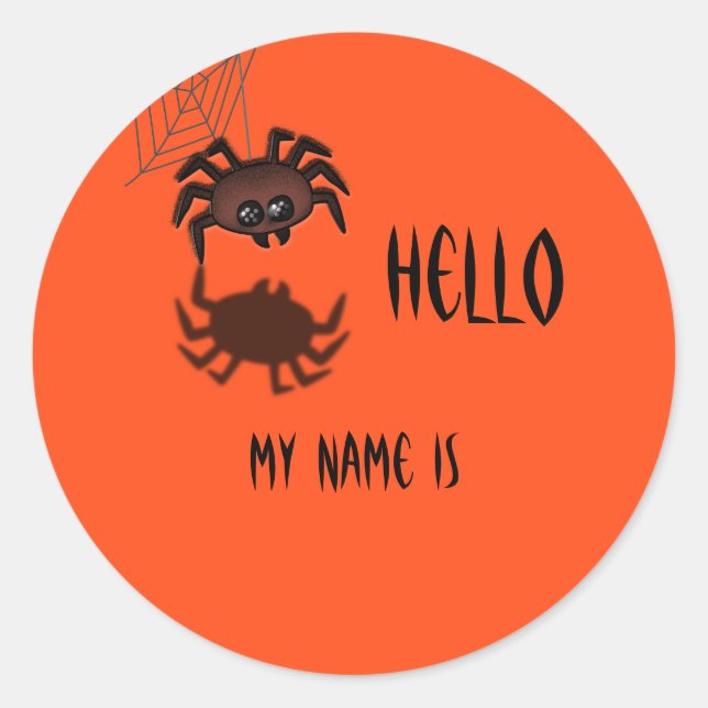 Halloween  Name Tag (Front)