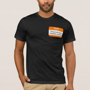 Halloween nametag t-shirt