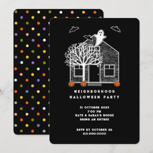 Halloween Neighbourhood Party Invitation