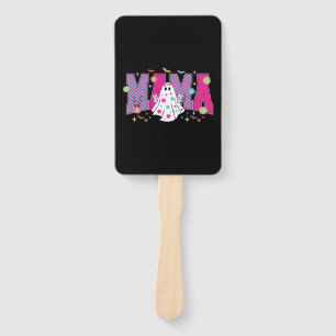 Halloween Neon Mama Mini Hand Fan