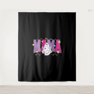 Halloween Neon Mama Mini Tapestry