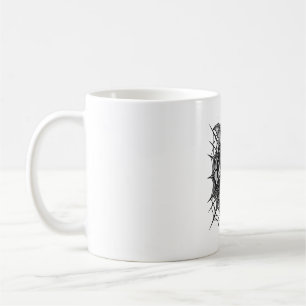 Halloween Night Bat Spiderweb Vintage Shirt Design Coffee Mug