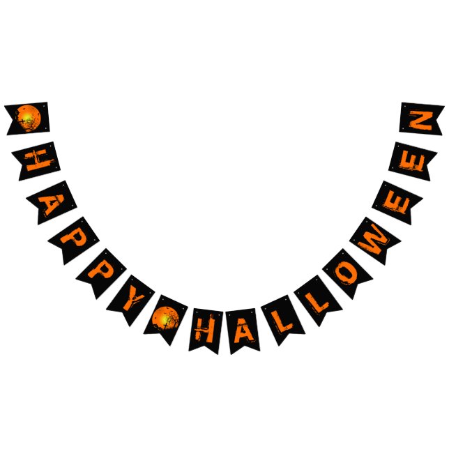 Halloween night bunting  (All)