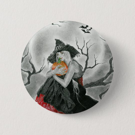 halloween night button