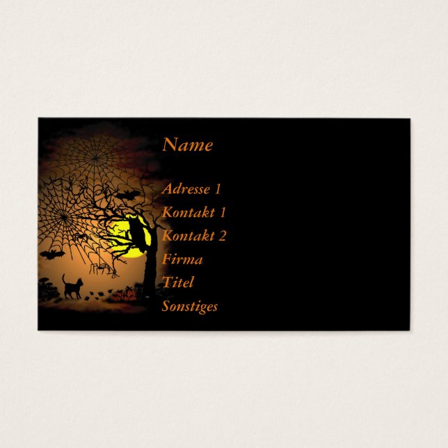 Halloween Night , Happy Halloween ! (Front)