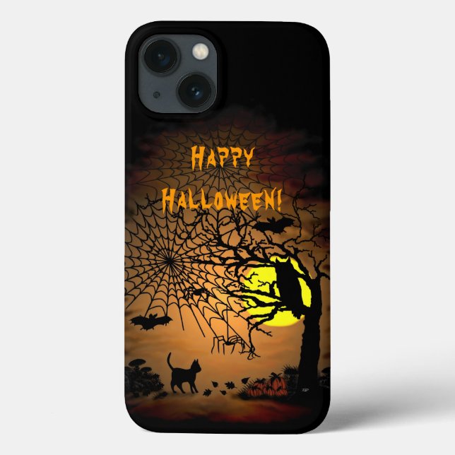 Halloween Night , Happy Halloween! Case-Mate iPhone Case (Back)