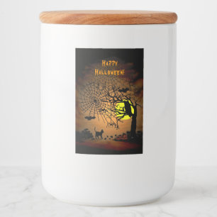 Halloween Night , Happy Halloween! Food Label