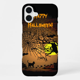 Halloween Night , Happy Halloween! iPhone 16 Plus Case