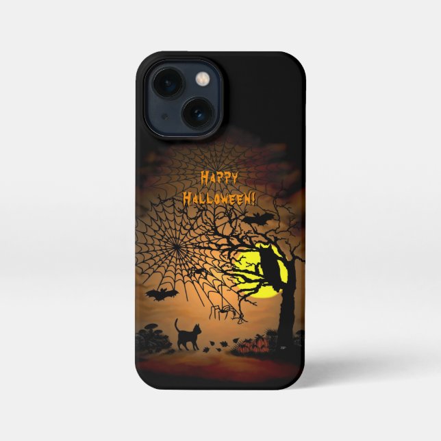 Halloween Night , Happy Halloween! iPhone Case (Back)