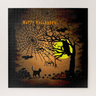 Halloween Night , Happy Halloween ! Jigsaw Puzzle