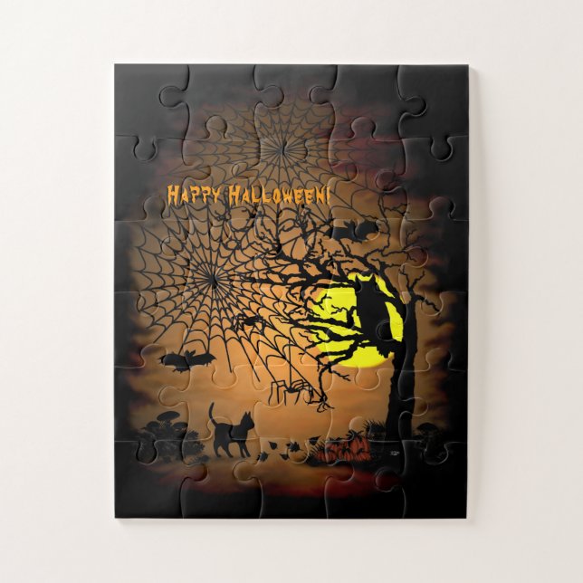 Halloween Night , Happy Halloween ! Jigsaw Puzzle (Vertical)
