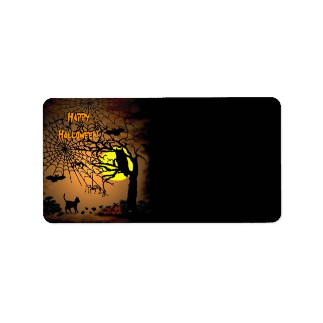 Halloween Night , Happy Halloween ! Label (Front)