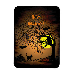 Halloween Night , Happy Halloween ! Magnet