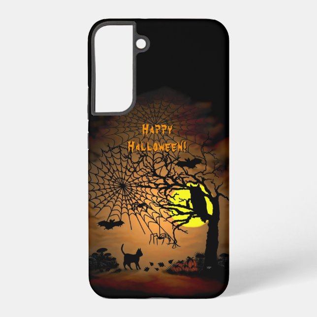 Halloween Night , Happy Halloween! Samsung Galaxy S22+ Case (Back)
