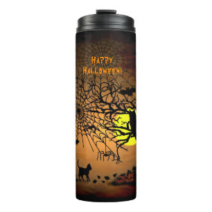 Halloween Night , Happy Halloween ! Thermal Tumbler
