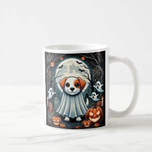 Halloween Night: Haunted Heart Under the Moon Coffee Mug