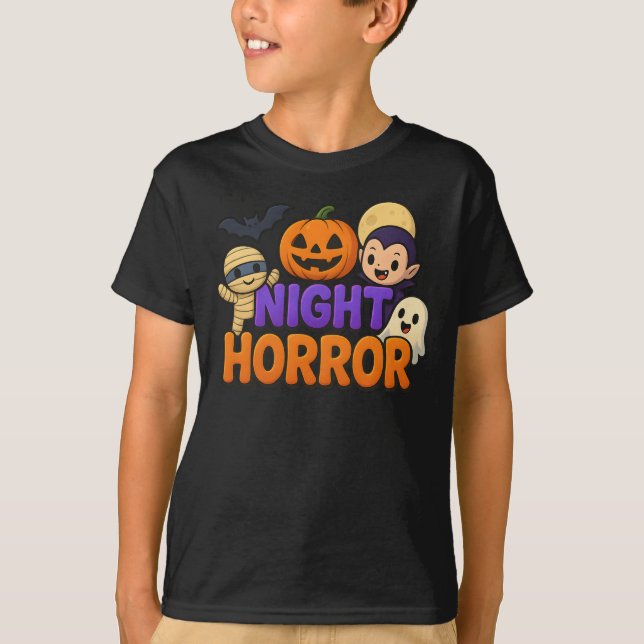 Halloween Night Horror Cute Clothes Unisex T-Shirt (Front)
