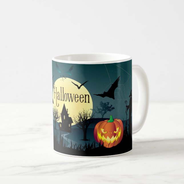 Halloween Night Mug Treat or Trick (Front Right)