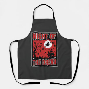 Halloween Night of the Dread Haunted House Apron