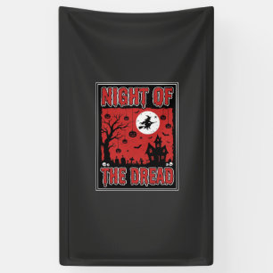 Halloween Night of the Dread Haunted House Banner